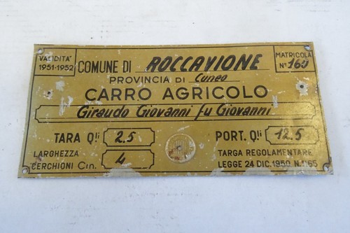 Insegna carro agricolo - carro,