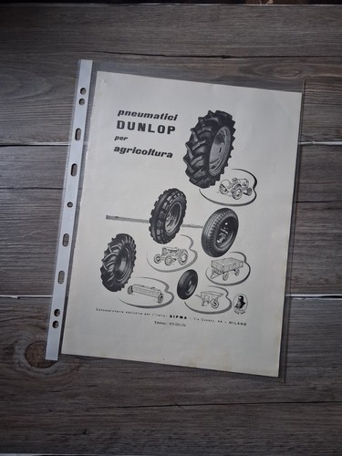 Pubblicità dunlop pneumatici - pubblicità,